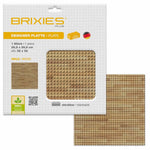 Brixies® Bodenplatte HOLZ  32x32cm