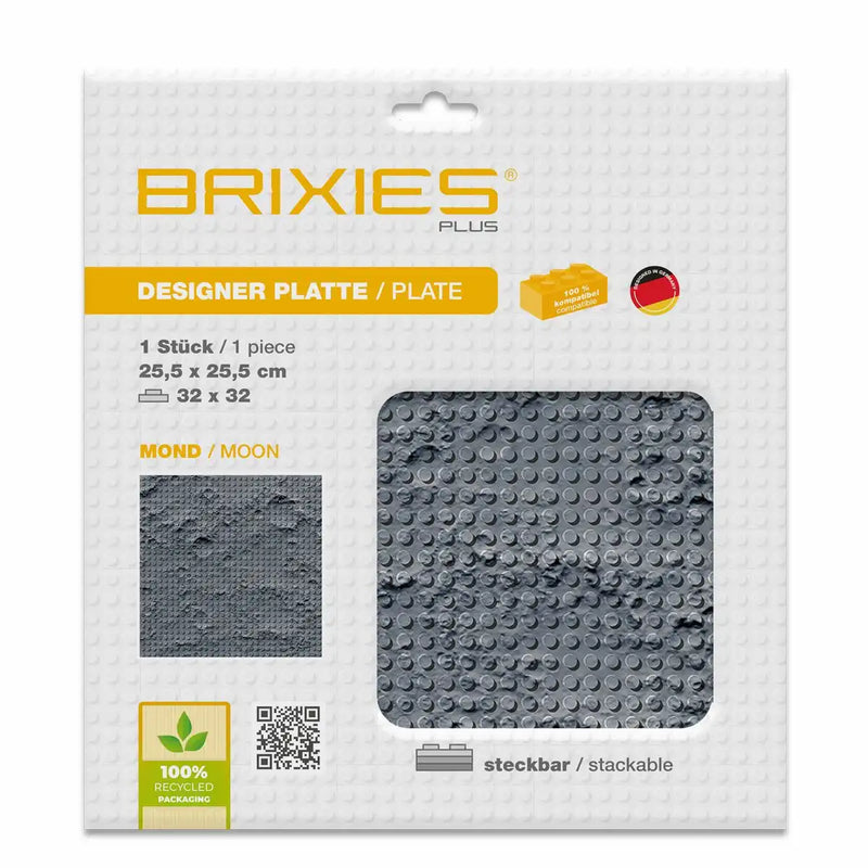 Brixies® Bodenplatte Mond  32x32cm