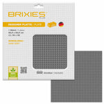 Brixies® Bodenplatte Dunkelgrau  32x32cm