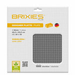 Brixies® Bodenplatte Dunkelgrau  32x32cm