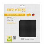 Brixies® Bodenplatte Schwarz  32x32cm