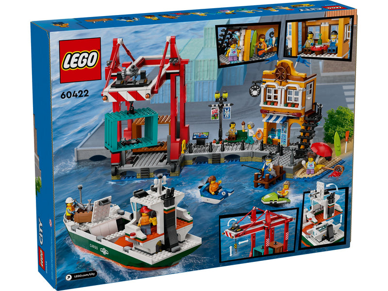 LEGO® 60422 City  Hafen mit Frachtschiff