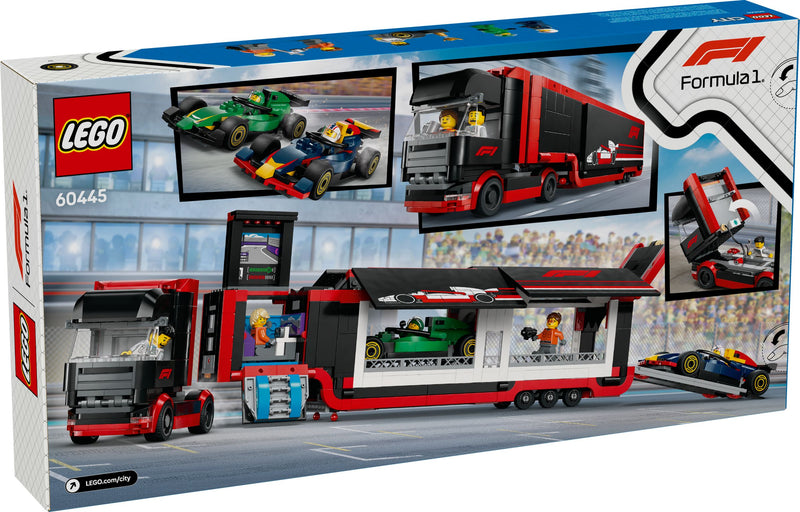 LEGO® City 60445 F1® Truck with RB20 & AMR24 F1 Cars