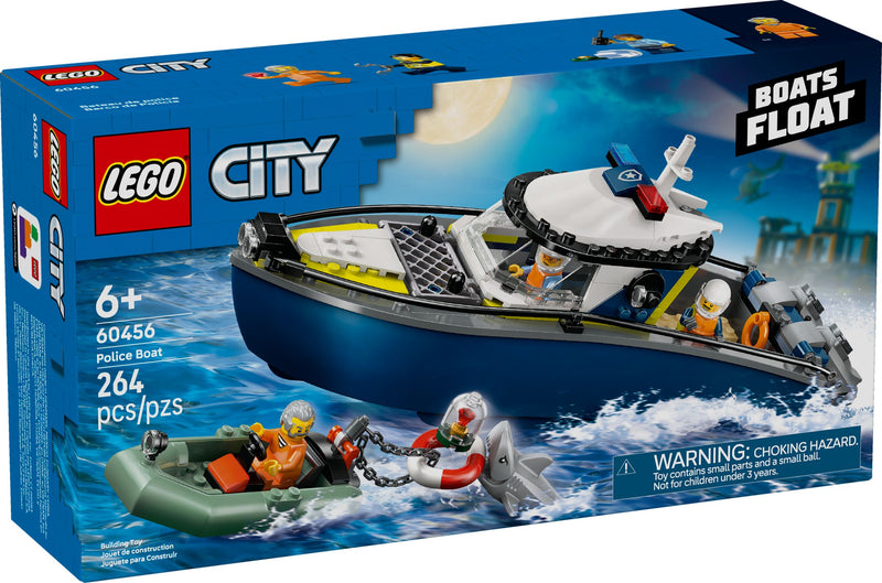 LEGO® City 60456 Verfolgungsjagd im Polizeiboot
