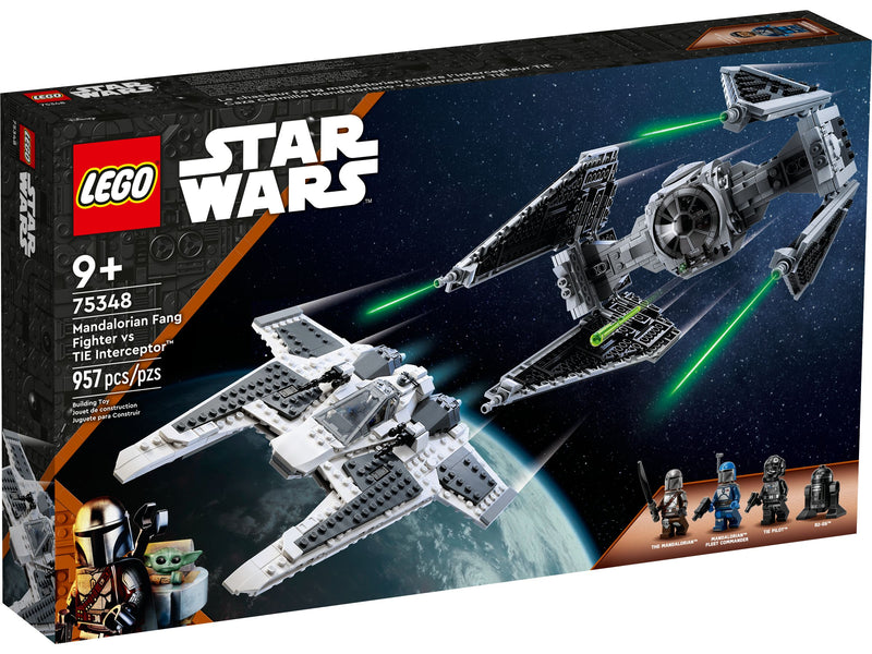 LEGO® 75348 Star Wars  Mandalorian Fang Fighter vs TIE Interceptor