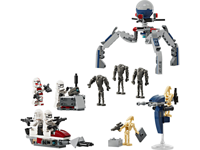 LEGO® 75372 Star Wars  Clone Trooper™ & Battle Droid™ Battle Pack