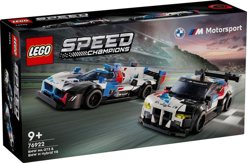 LEGO® Speed Champions 76922 BMW M4 GT3 & BMW M Hybrid V8 Rennwagen