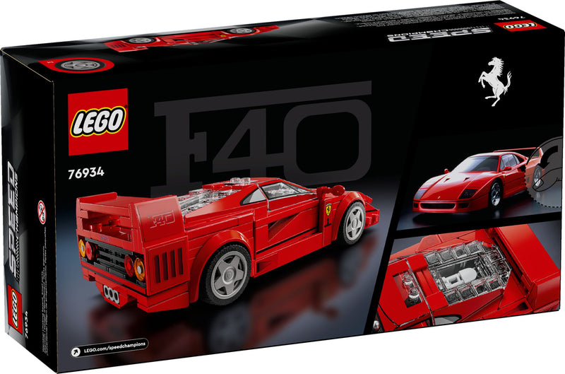 LEGO® 76934 Speed Champions Ferrari F40 Supersportwagen