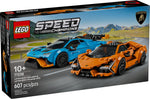 LEGO® Speed Champions 77238 Lamborghini Revuelto und Huracán STO