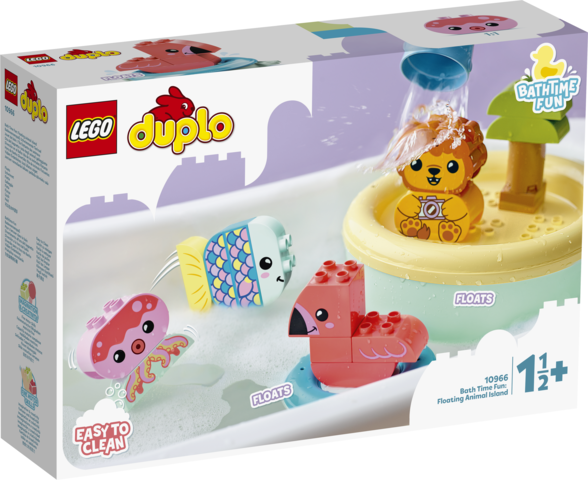 Lego® Duplo 10966 Badewannenspaß Schwimmende Tierinsel