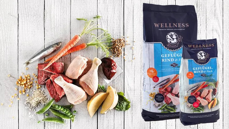 Dinner for Dogs® Wellness Premium Trockennahrung 12kg