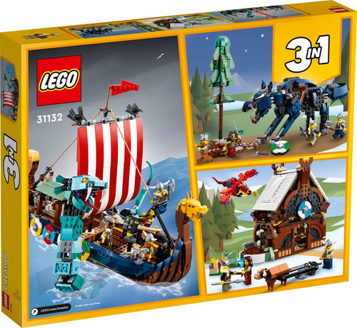 Lego® 31132 Wikingerschiff mit Midgardschlange