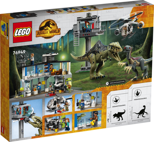 Lego® 76949 Gigantosaurus & Therizinosaurus Angriff