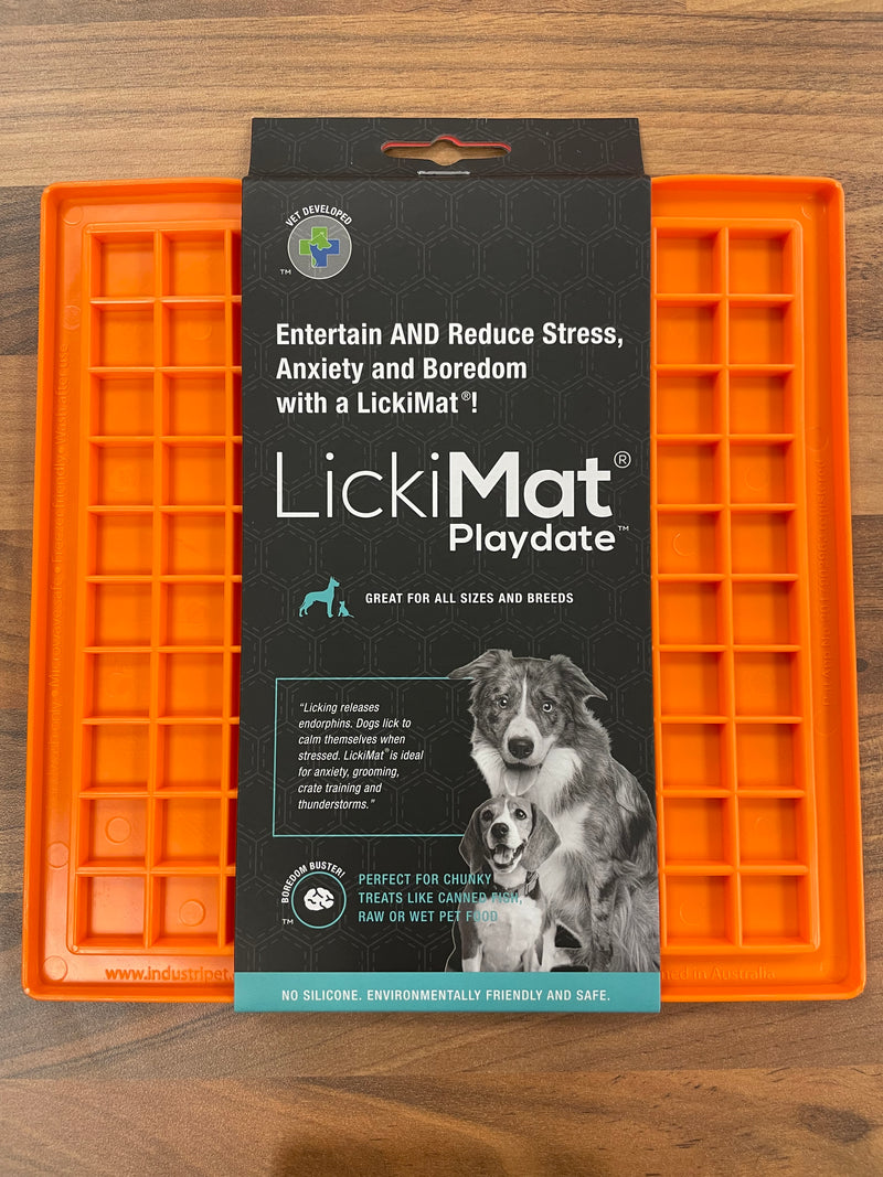 LickiMat® Playdate™  ORANGE