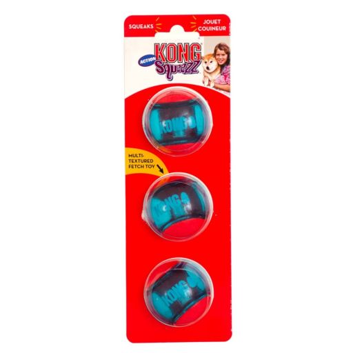 Kong® Hundespielzeug Kong Ball Action Squeezz